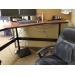 Linak Autumn Maple Power Height Adjust Sit Stand L Suite Desk